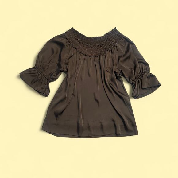 Brown cute summer top - Picture 1 of 3